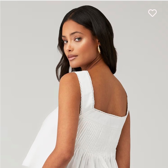 NIA Lily Top White Lace Up Babydoll Crop Top

Revolve - Picture 3 of 3